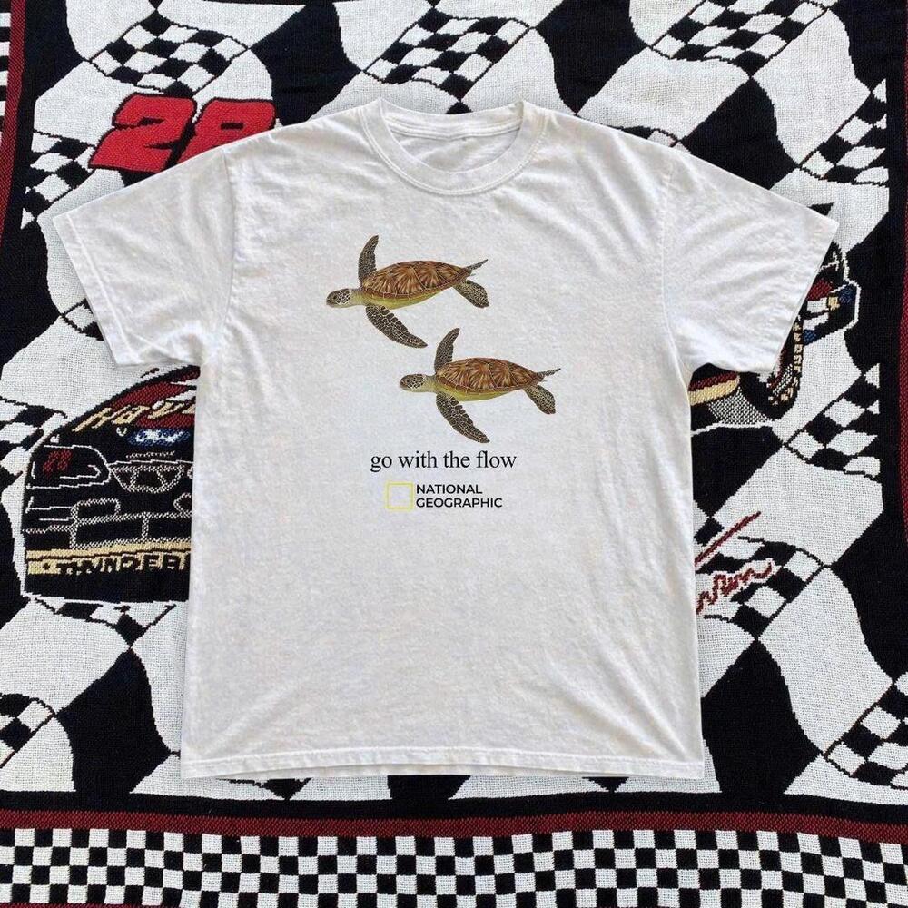 White National Geographic Turtle Tee